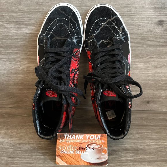 Vans Stranger Things Sk8-Hi Reissue Netflix Friends Don't Lie Men's NEW - Picture 8 of 15